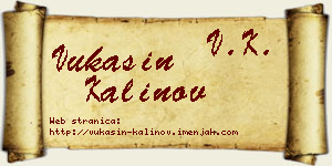 Vukašin Kalinov vizit kartica